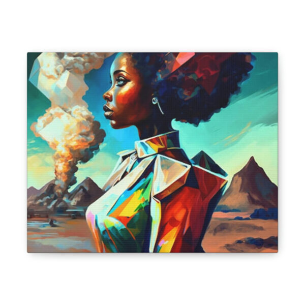 Vivid Afro Galactic Canvas Gallery Wrap - Image 2