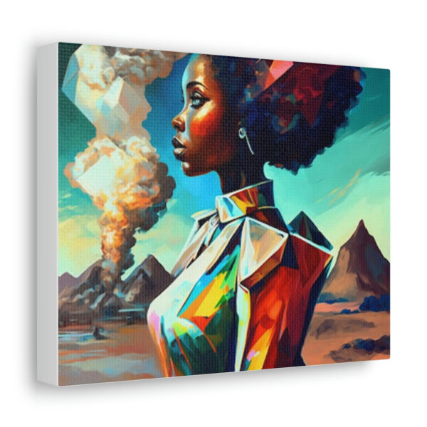 Vivid Afro Galactic Canvas Gallery Wrap - Image 3