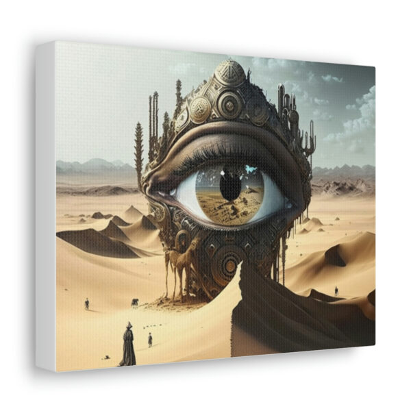 Eye Egyptian Sand - Canvas Gallery Wrap