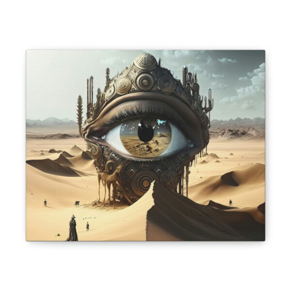 Eye Egyptian Sand - Canvas Gallery Wrap - Image 2