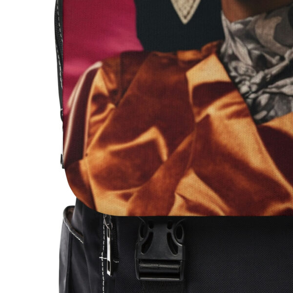 Floral Unisex Casual Shoulder Backpack - Image 5