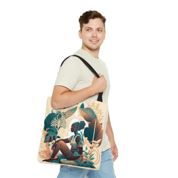 Woman Sitting -  Tote Bag - Image 11