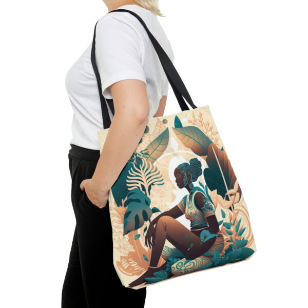 Woman Sitting -  Tote Bag - Image 12