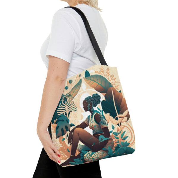 Woman Sitting -  Tote Bag - Image 8