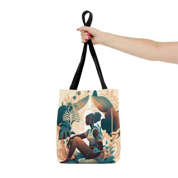 Woman Sitting -  Tote Bag - Image 3