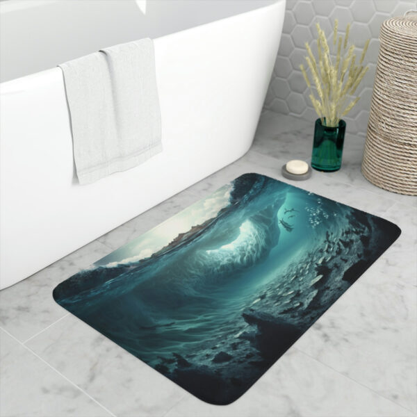 Deep Ocean - Memory Foam Bath Mat - Image 3