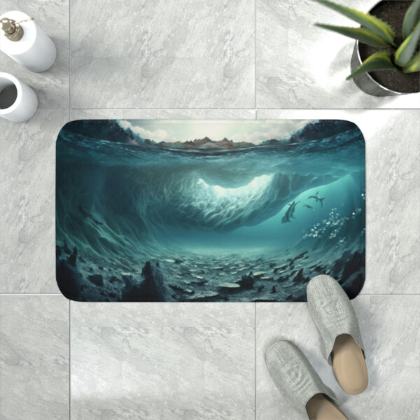 Deep Ocean - Memory Foam Bath Mat - Image 5