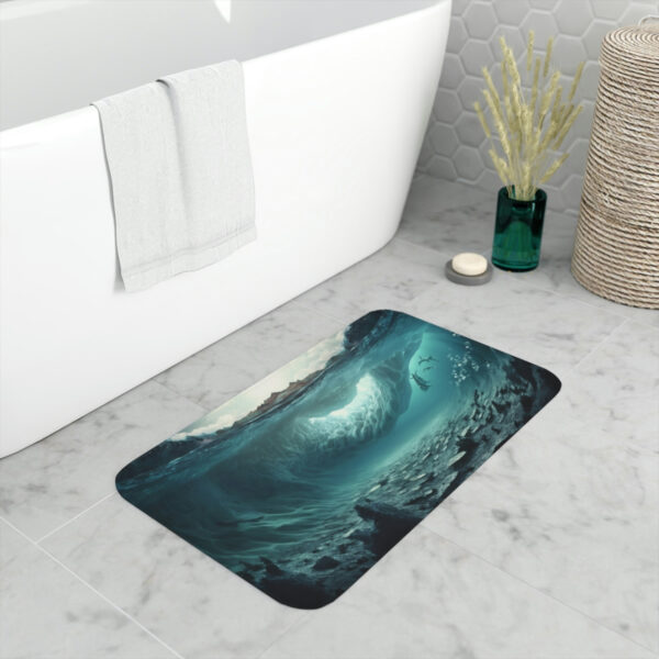 Deep Ocean - Memory Foam Bath Mat - Image 6