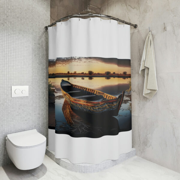 African Creek - Polyester Shower Curtain - Image 4