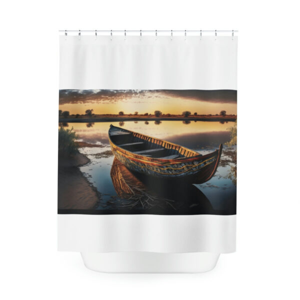 African Creek - Polyester Shower Curtain