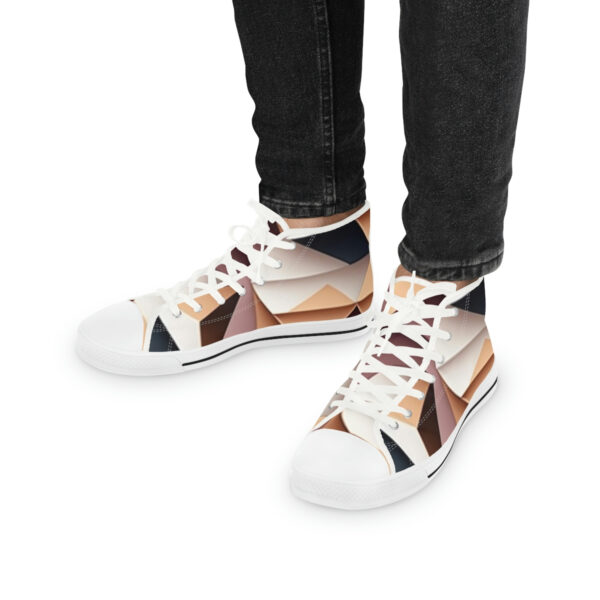 High fashion Fulani print Top Sneakers - Image 8